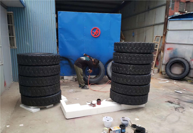 武警總隊(duì)定制泡沫輪胎